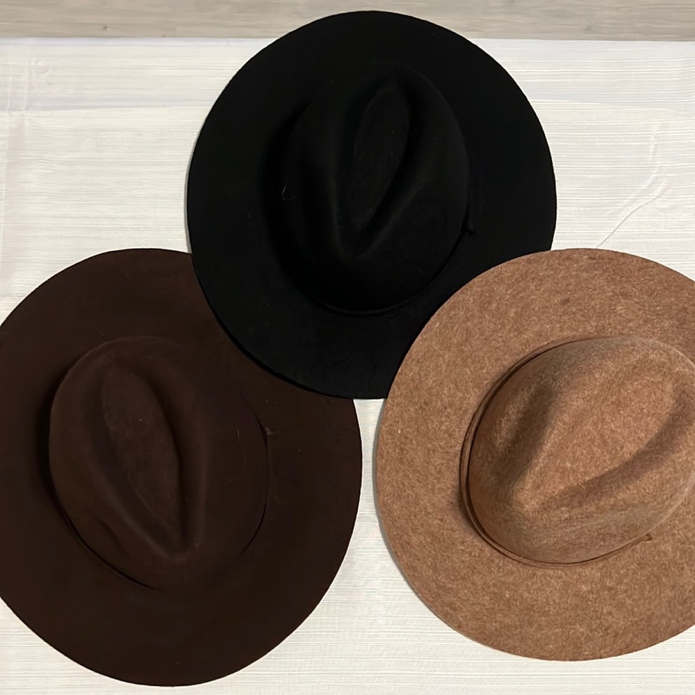Jcrew - Set of 2 wool felt hats
